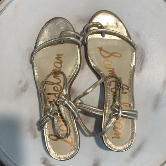 Sam Edelman Gold Sandals - Picture 9 of 14